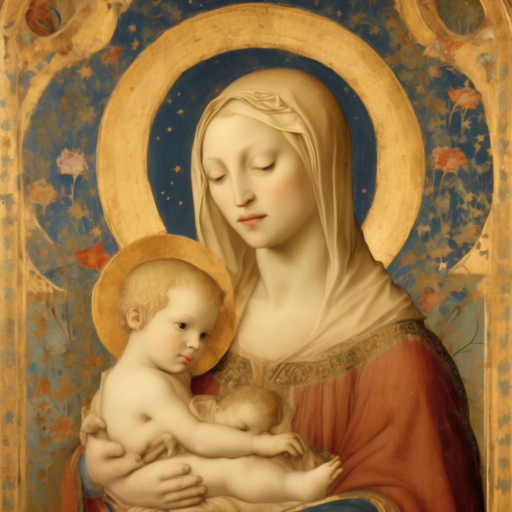 Madonna Col Bambino Fra Otto Angeli – Pietro Lorenzetti